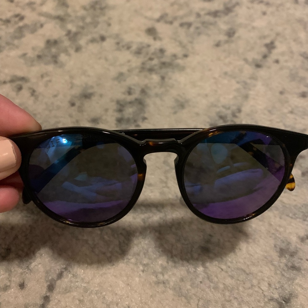 Diff Blue And Tortoise Sunglasses - image 1